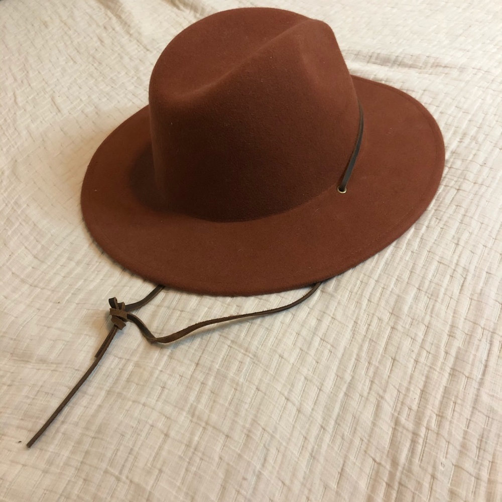 UO Urban Outfitters Wool Flat Fedora - Picture 2 of 4